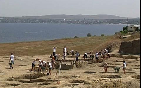 В Краснодарском крае археологи ведут раскопки на территории древнего города Фанагория
