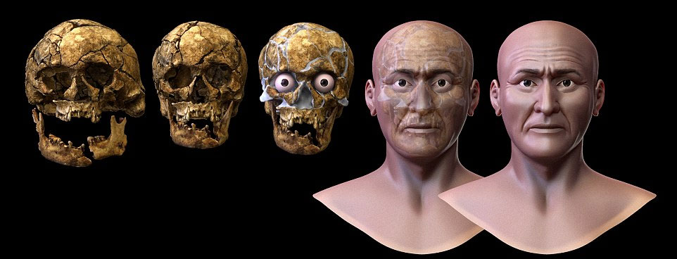 3D-модель лица правителя Сипана
