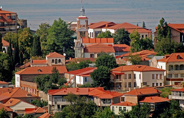 «Город влюбленных» - Сигнахи, главный туристический центр Кахетии. Источник: George Nikoladze с сайта wikimedia.org