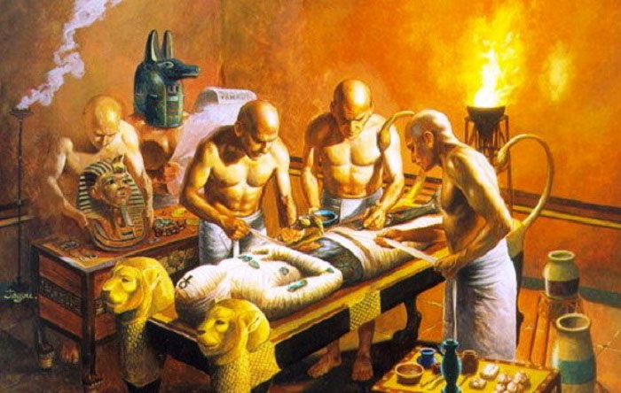 Ритуал мумификации в Древнем Египте. Источник: allclip.net