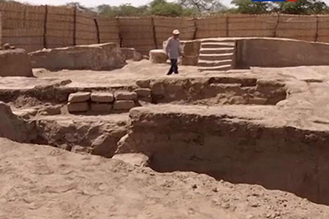 Древний зал эпохи цивилизации Мочика обнаружили в Перу