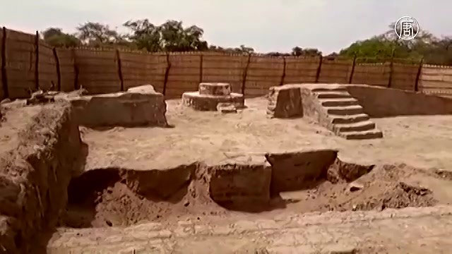 Руины церемониального зала эпохи культуры мочика нашли в Перу