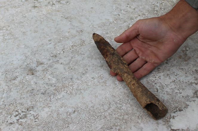 Также на территории Кузнечихи нашли детали старинного оружия