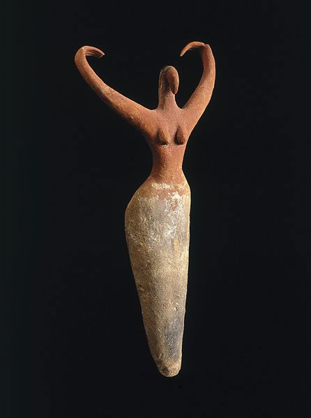 Женская фигурка. 3500-3500 гг до н.э. (Источник wikimedia.org)