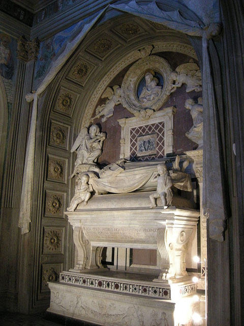   . 1461.  ---,  - https://upload.wikimedia.org/wikipedia/commons/thumb/f/fe/Cappella_del_cardinale_di_portogallo_03_tomba_del_cardinale_di_antonio_e_barnardo_rossellino_01.JPG/800px-Cappella_del_cardinale_di_portogallo_03_tomba_del_cardinale_di_antonio_e_barnardo_rossellino_01.JPG